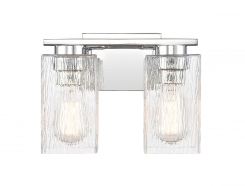 Juneau - 2 Light - 11 inch - Polished Chrome - Bath Vanity Light (3442|419-2W-PC-G4192)