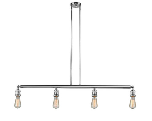 Bare Bulb - 4 Light - 48 inch - Polished Chrome - Stem Hung - Adjustable Island Light (3442|214-PC)
