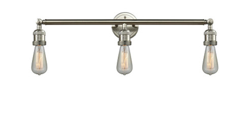 Bare Bulb - 3 Light - 30 inch - Brushed Satin Nickel - Bath Vanity Light (3442|205-SN)
