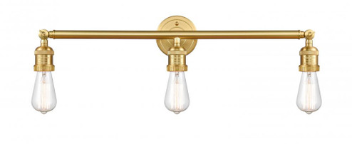 Bare Bulb - 3 Light - 30 inch - Satin Gold - Bath Vanity Light (3442|205-SG-LED)