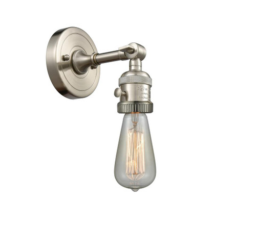 Bare Bulb - 1 Light - 5 inch - Brushed Satin Nickel - Adjustable Sconce (3442|203SW-SN)