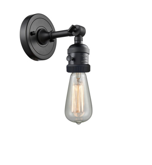 Bare Bulb - 1 Light - 5 inch - Matte Black - Adjustable Sconce (3442|203SW-BK)