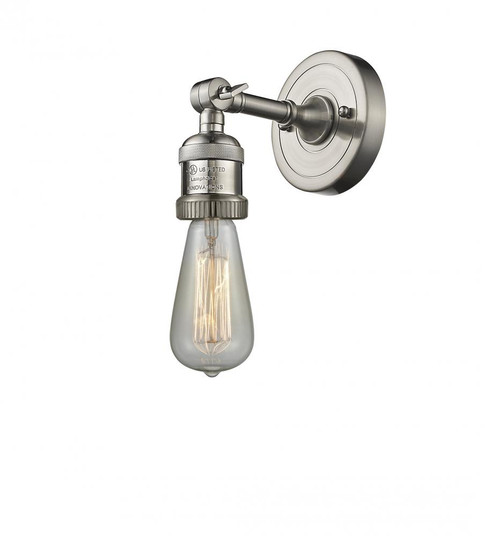 Bare Bulb - 1 Light - 5 inch - Brushed Satin Nickel - Adjustable Sconce (3442|203-SN-LED)