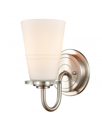 Scarlett - 1 Light - 5 inch - Satin Nickel - Bath Vanity Light (3442|421-1W-SN-W)