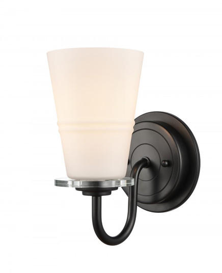 Scarlett - 1 Light - 5 inch - Matte Black - Bath Vanity Light (3442|421-1W-BK-W-LED)