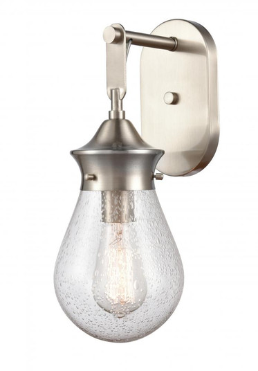 Genesis - 1 Light - 6 inch - Satin Nickel - Bath Vanity Light (3442|414-1W-SN-6SDY-LED)