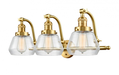 Fulton - 3 Light - 28 inch - Satin Gold - Adjustable Bath Vanity Light (3442|515-3W-SG-G172-LED)
