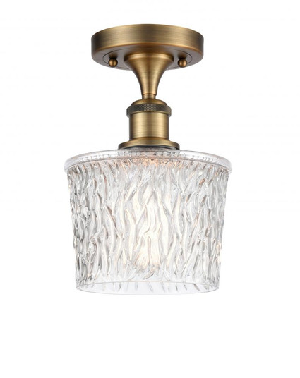 Niagara - 1 Light - 7 inch - Brushed Brass - Semi-Flush Mount (3442|516-1C-BB-G402-LED)