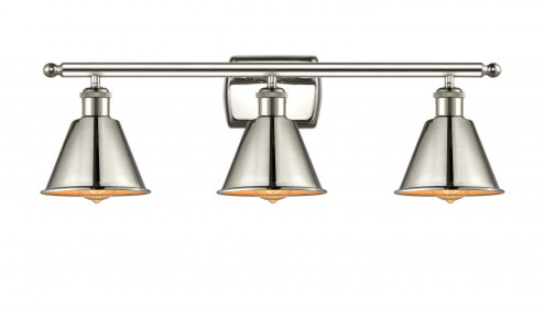 Smithfield - 3 Light - 27 inch - Polished Nickel - Bath Vanity Light (3442|516-3W-PN-M8)
