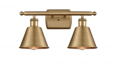 Smithfield - 2 Light - 17 inch - Brushed Brass - Bath Vanity Light (3442|516-2W-BB-M8)