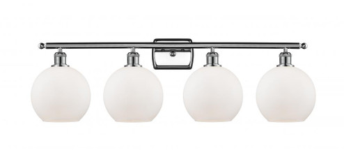 Athens - 4 Light - 38 inch - Polished Chrome - Bath Vanity Light (3442|516-4W-PC-G121-LED)