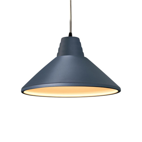 Ziggurat Pendant (254|CER-6200-MID-MBLK-WTCD)