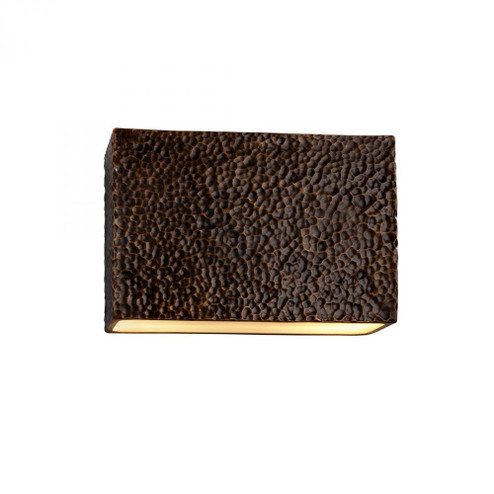 Large ADA Outdoor LED Wide Rectangle - Open Top & Bottom (254|CER-5655W-HMBR)