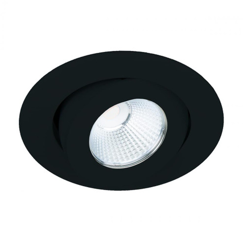 Ocularc 2.0 LED Round Adjustable Trim with Light Engine and New Construction or Remodel Housing (16|R2BRA-F927-BK)