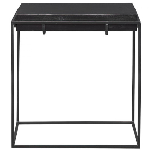 Uttermost Telone Modern Black Side Table (85|25106)