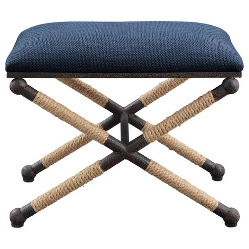 Uttermost Firth Small Navy Fabric Bench (85|23598)