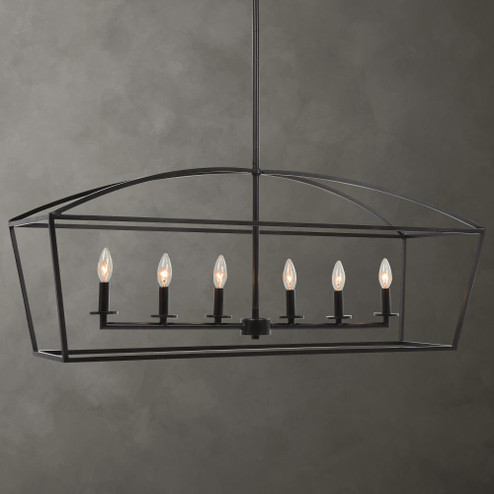 Uttermost Clayton 6 Light Linear Chandelier (85|21348)