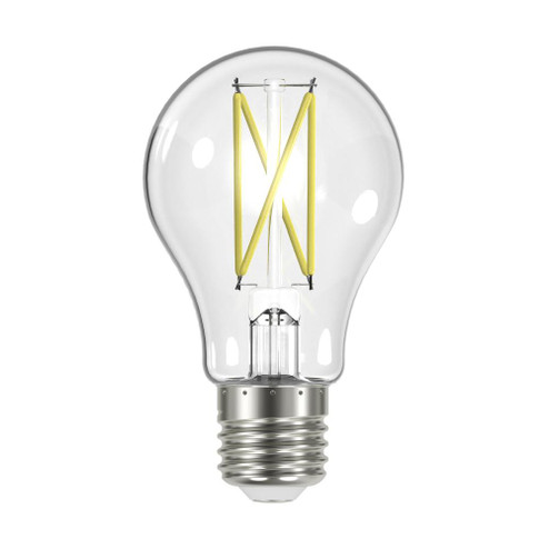 8 Watt A19 LED Filament; Clear; Medium Base; 5000K; 90 CRI; 120 Volt (27|S12418)
