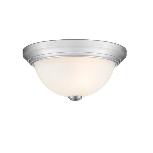 2-Light Flushmount Ceiling Light Brushed Nickel (670|4901-BN)