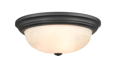 3-Light Flushmount Ceiling Light Matte Black (670|4605-MB)