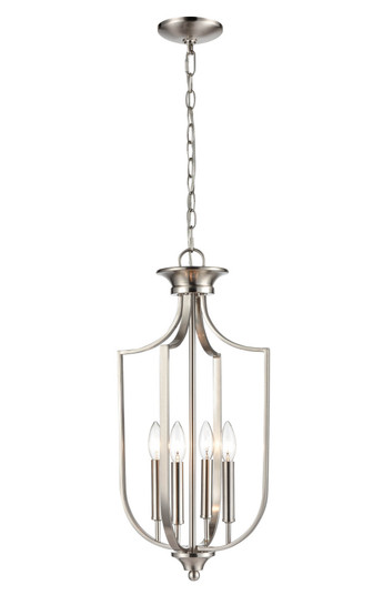 4-Light Pendant light Brushed Nickel (670|9835-BN)