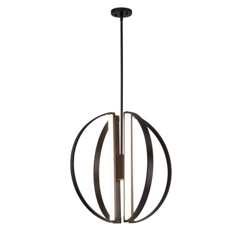 Liv 24'' LED 5-Light Chandelier (254|NSH-4302-MBLK)