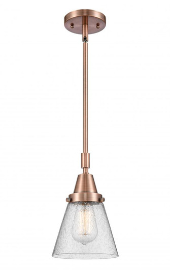 Cone - 1 Light - 6 inch - Antique Copper - Mini Pendant (3442|447-1S-AC-G64-LED)