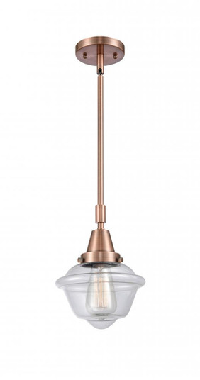 Oxford - 1 Light - 8 inch - Antique Copper - Mini Pendant (3442|447-1S-AC-G532)