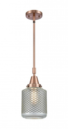 Stanton - 1 Light - 6 inch - Antique Copper - Mini Pendant (3442|447-1S-AC-G262-LED)