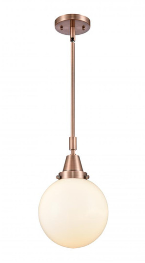 Beacon - 1 Light - 8 inch - Antique Copper - Mini Pendant (3442|447-1S-AC-G201-8)