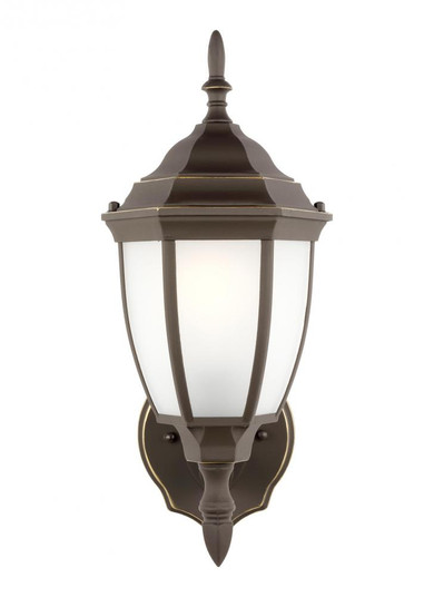 Bakersville traditional 1-light outdoor exterior round wall lantern sconce in antique bronze finish (38|89940-71)