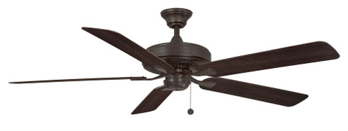 Edgewood 60 inch Indoor/Outdoor Ceiling Fan - Dark Bronze with Dark Walnut blades (90|FP9060DZW)