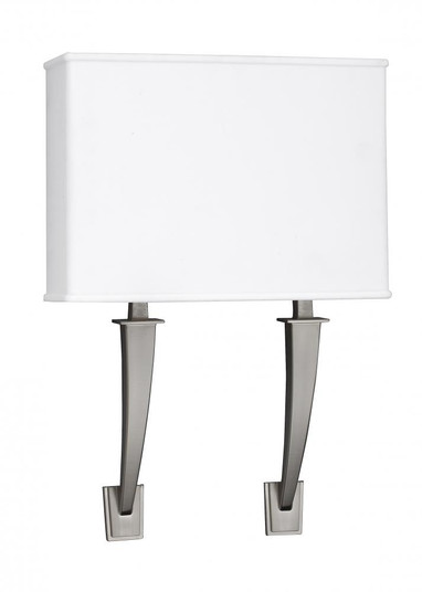 Sheridan LED Sconce - Satin Nickel Finish - Linen Acrylic Shade (1|SHS121814LAJUDSNLA)