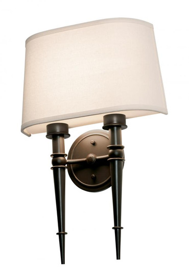 Montrose 13'' LED Sconce - Oil Rubbed Bronze Finish - Cream Linen (1|MNS131810LAJD1RB)