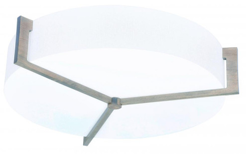 Apex 14'' LED Ceiling - Weathered Grey - Linen White Shade (1|APF1214LAJUDWG-LW)