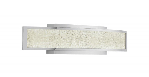 Crushed Ice™ 24.25'' 1 Light Vanity Light w/ Down Light Chrome (10687|83500)