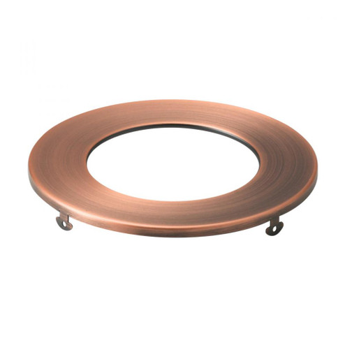 Direct-to-Ceiling Slim Decorative Trim 4 inch Round Antique Copper (10687|DLTSL04RACO)