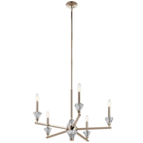 Calyssa™ 5 Light Chandelier Polished Nickel (10687|52001PN)