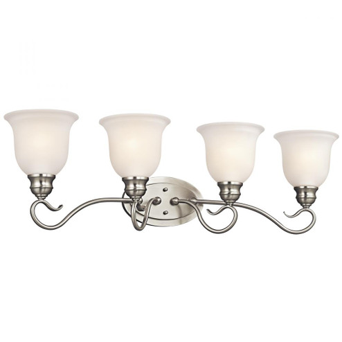 Tanglewood™ 4 Light Vanity Light Brushed Nickel with LED Bulb (10687|45904NIL18)