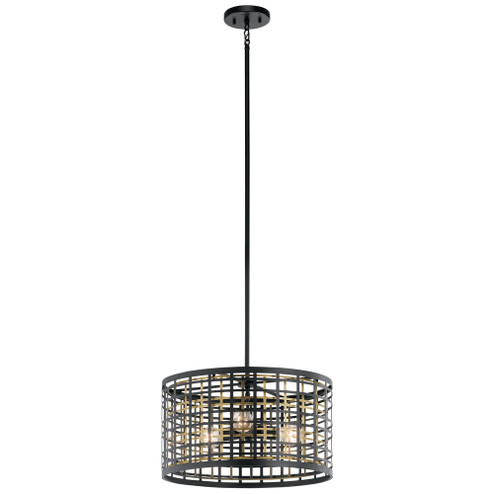 Pendant/Semi Flush 3Lt (10687|44075BK)