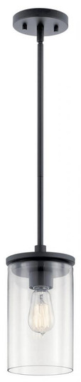 Crosby 1 Light Mini Pendant Black (10687|43996BK)