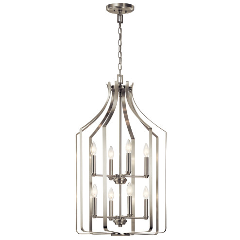 Morrigan 19'' 8 Light Foyer Chandelier Brushed Nickel (10687|42498NI)