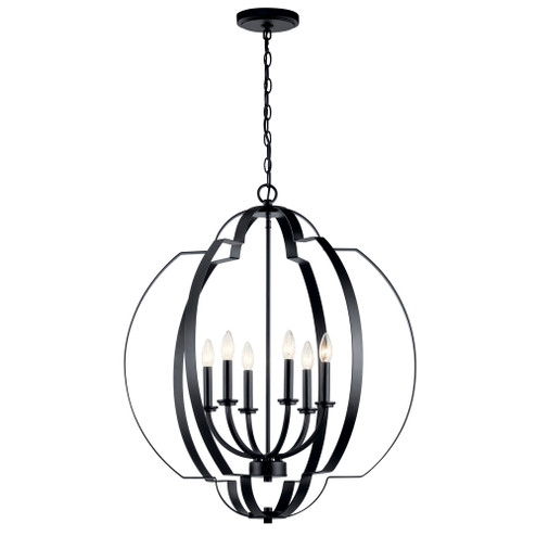 Foyer Chandelier 6Lt (10687|42139BK)