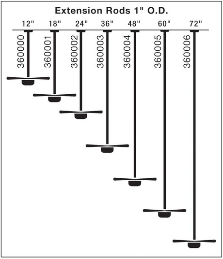 Fan Down Rod 48 Inch (10687|360004WSP)