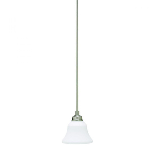 Langford™ 1 Light Mini Pendant with LED Bulbs Brushed Nickel (10687|3482NIL18)