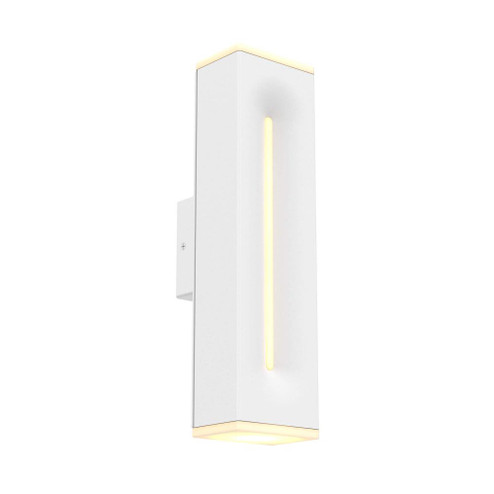 16 Inch Rectangular CCT Dual Light Wall Sconce (776|LWJ16-CC-WH)