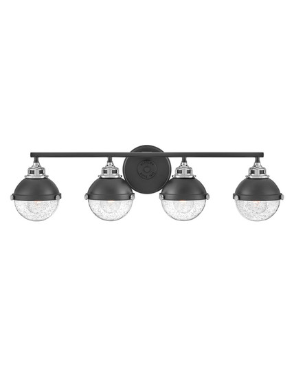 Large Four Light Vanity (87|5174BK-CM)