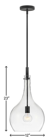 Medium Pendant (87|4457BK-CL)