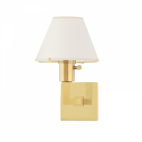 1 LIGHT WALL SCONCE (57|MDS130-AGB)