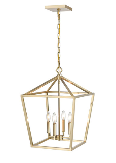 4-Light Pendant light Modern Gold (670|3244-MG)
